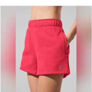 ALO Yoga Candy Red Accolade Shorts